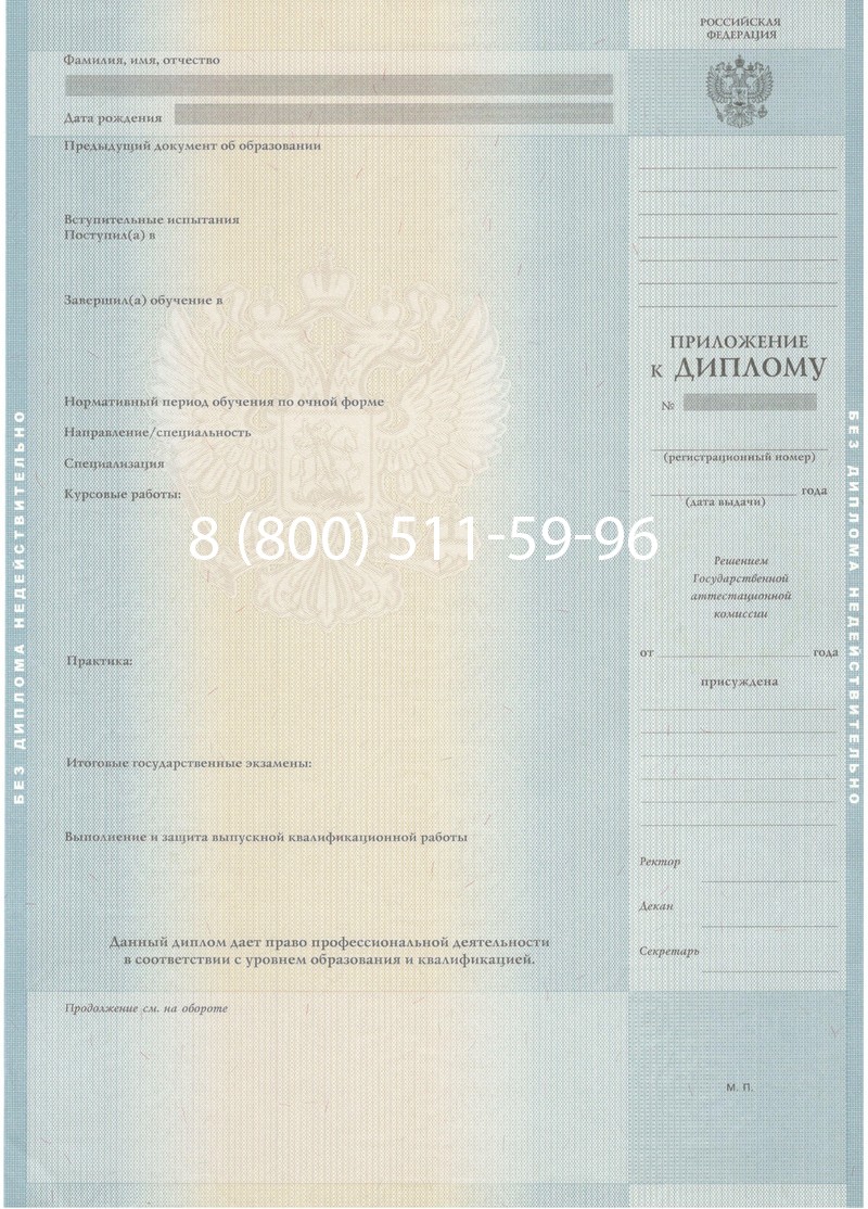 Купить Диплом магистра 2012-2013 годов в Ессентуках