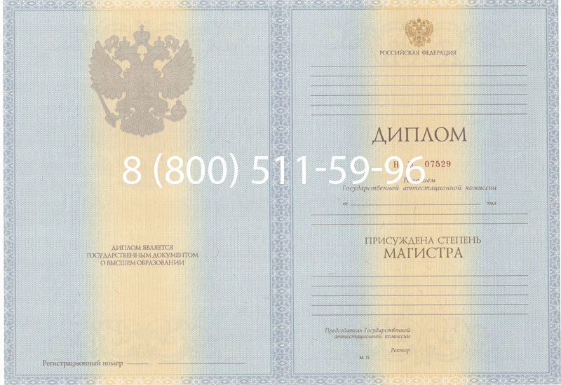 Купить Диплом магистра 2012-2013 годов в Ессентуках