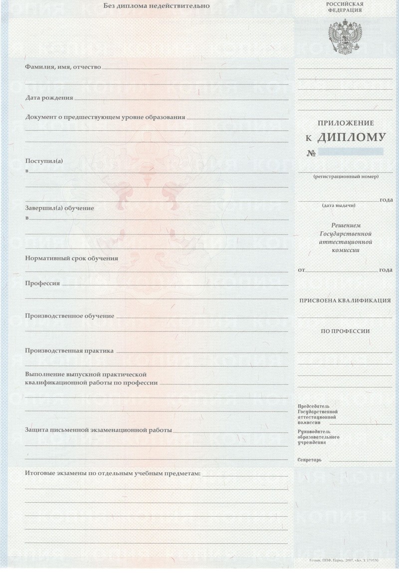 Заказать Диплом о начальном образовании  2007-2009 годов в Ессентуках